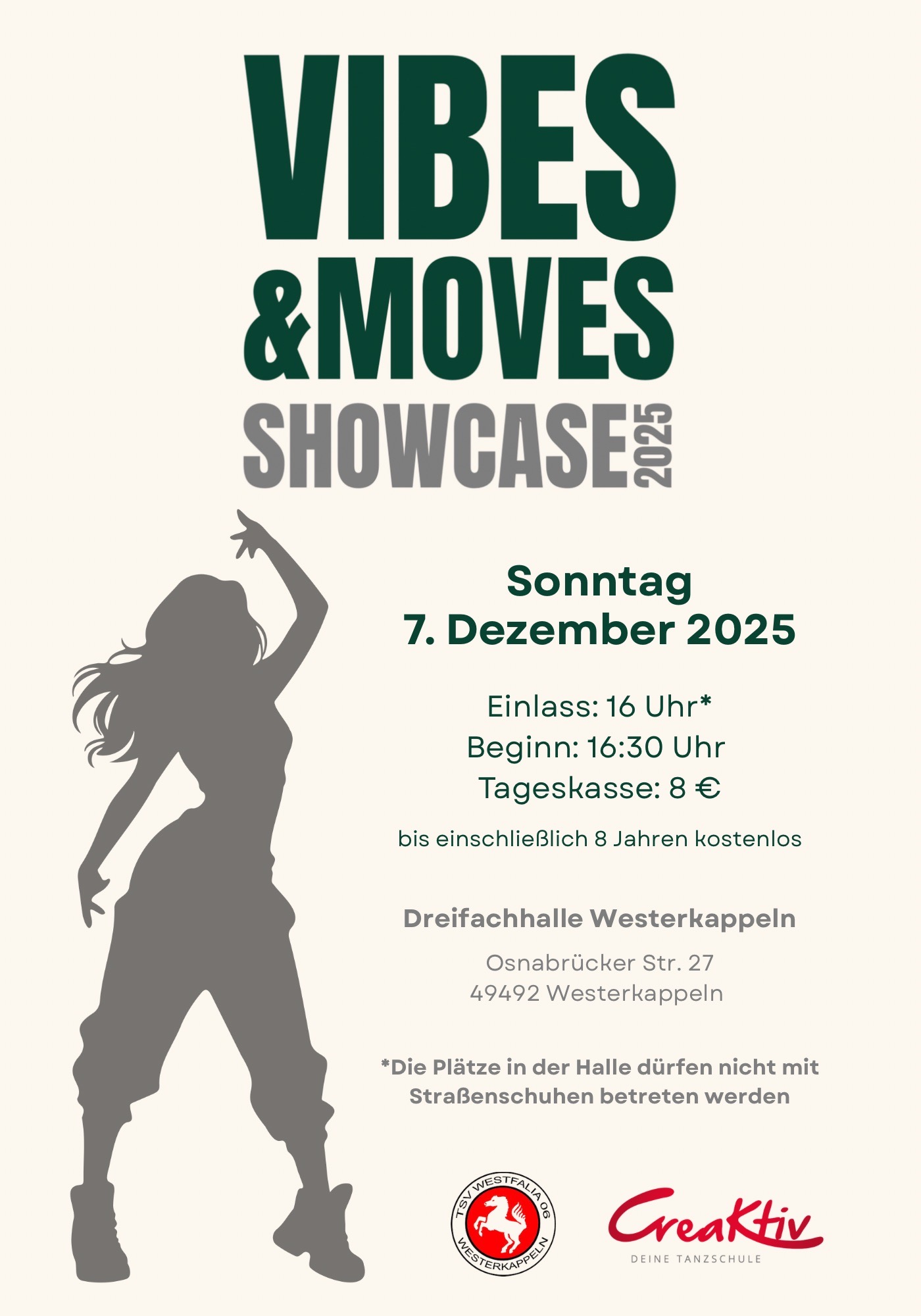 Tanzen: Herzlich willkommen zum Vipes & Moves Showcase am 7.12.25