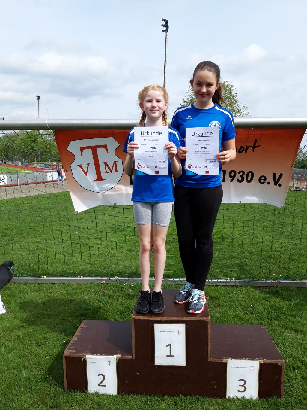 Leichtathletik: Zwei 1. Plätze in Mettingen