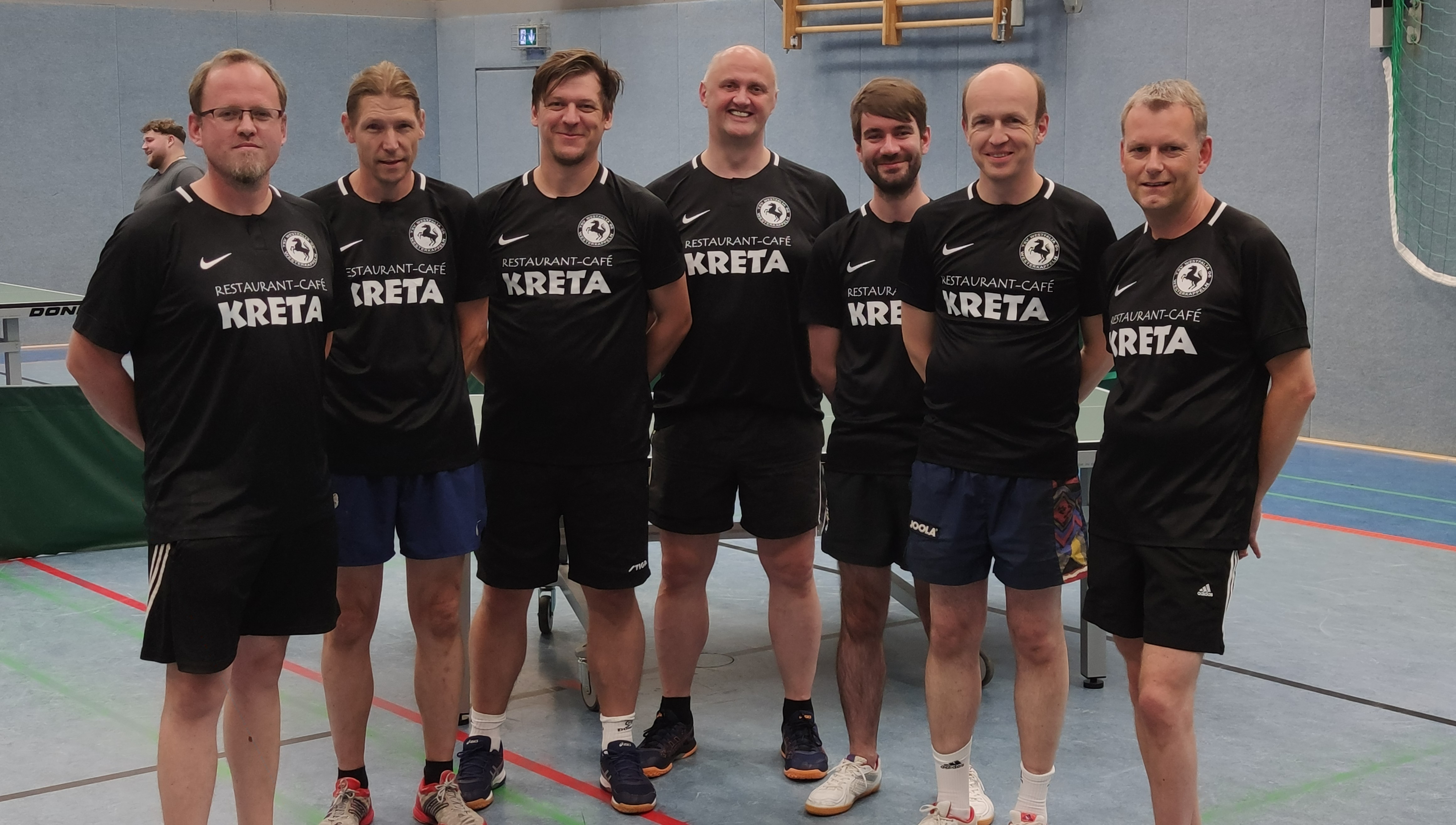 v. l.: Florian Tietmeyer, Carsten Verlage, Sven Häring, Roland Hünteler, Jonas Petranowitsch, Christian Felsch, Frank Lorenz. es fehlt: Stephan Scheer