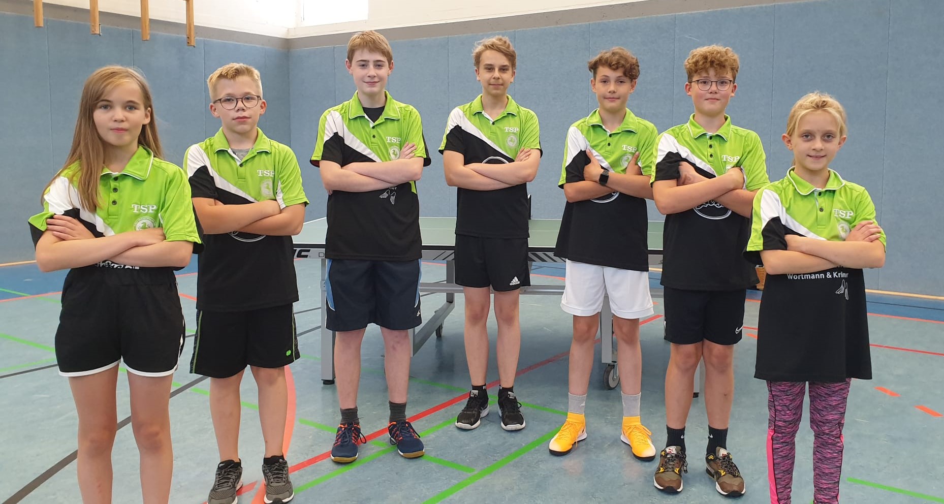 v. l.: Alexandra Siepmann, Finn Peter, Adrian Diekmann, Leon Feder, Ben Twiehaus, Magnus Siewert, Cinja Winkler. es fehlt: Kai Storz