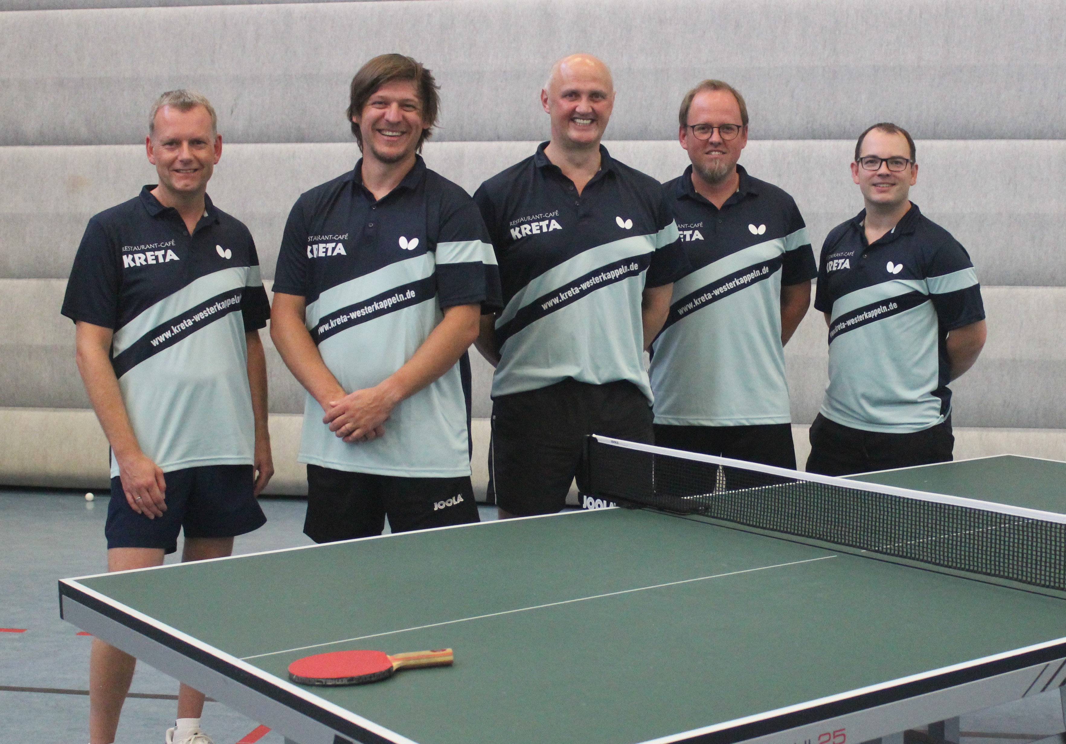 v. l.: Frank Lorenz, Sven Häring, Roland Hünteler, Florian Tietmeyer, Erik Moldenhauer