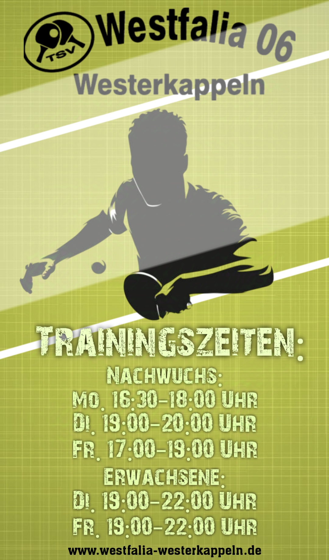 Trainingszeiten 2024