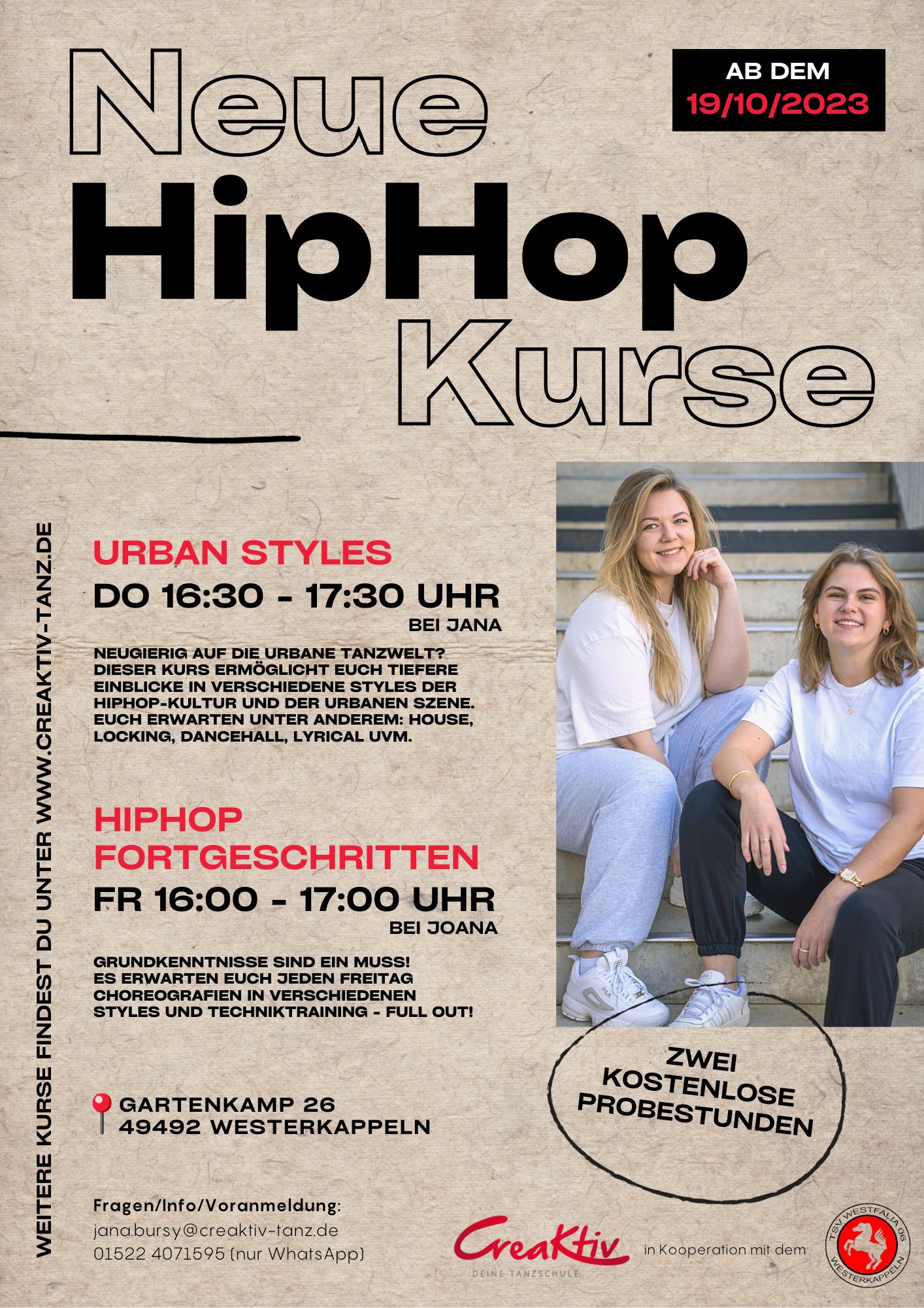 HIP Hop Kurs 2023